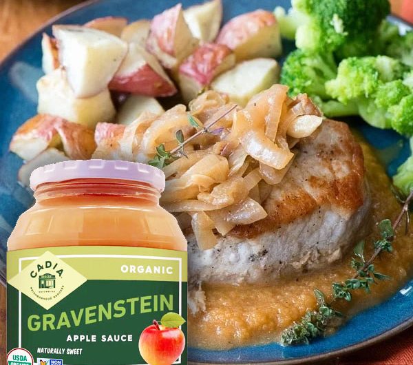 PORK CHOPS AND APPLESAUCE