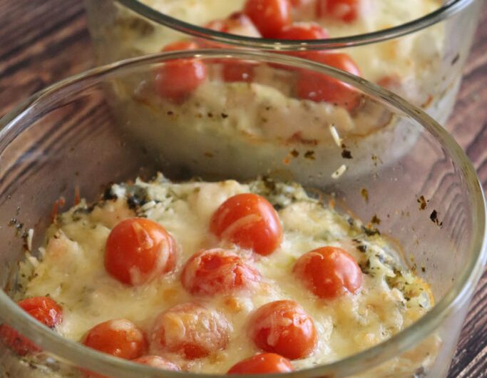 Chicken Pesto Bakes Meal Prep