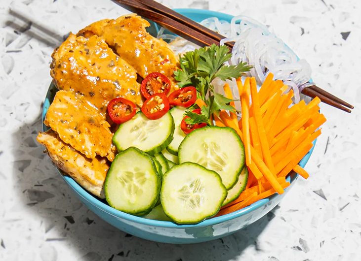 Fresh Vietnamese Noodle Bowl