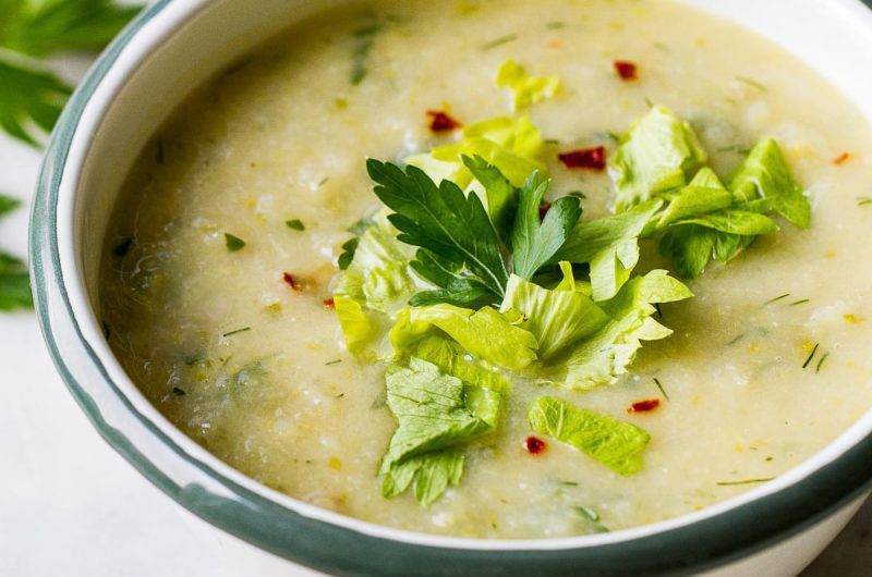 Creamy Celery Soup (Vegan)