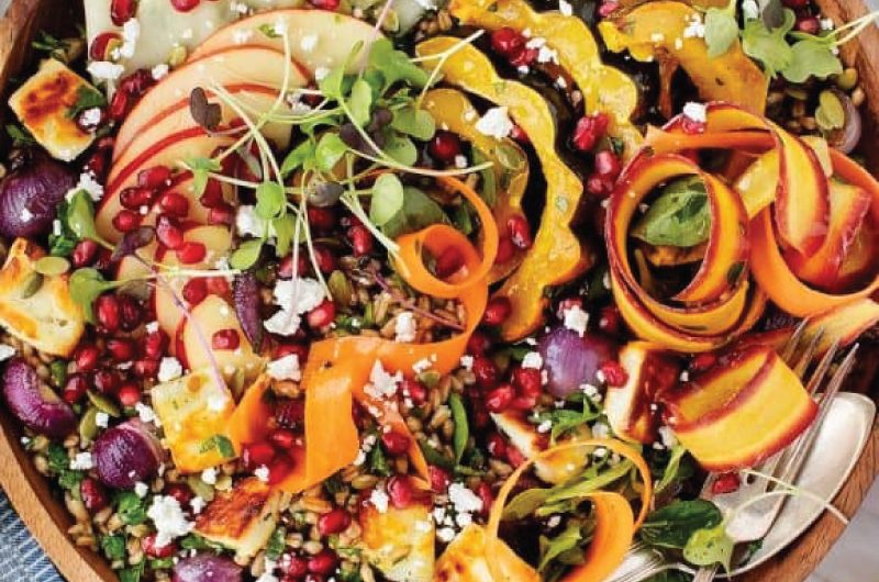 Pomegranate Salad with Cider Dressing